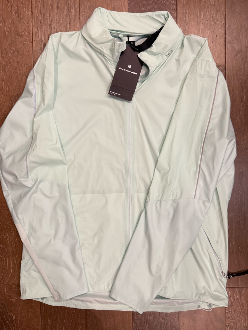 lululemon athletica Mint Green Lightweight Pace  Zip Jacket